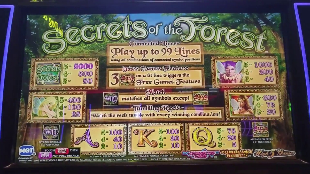 Secret Forest Slot Machine